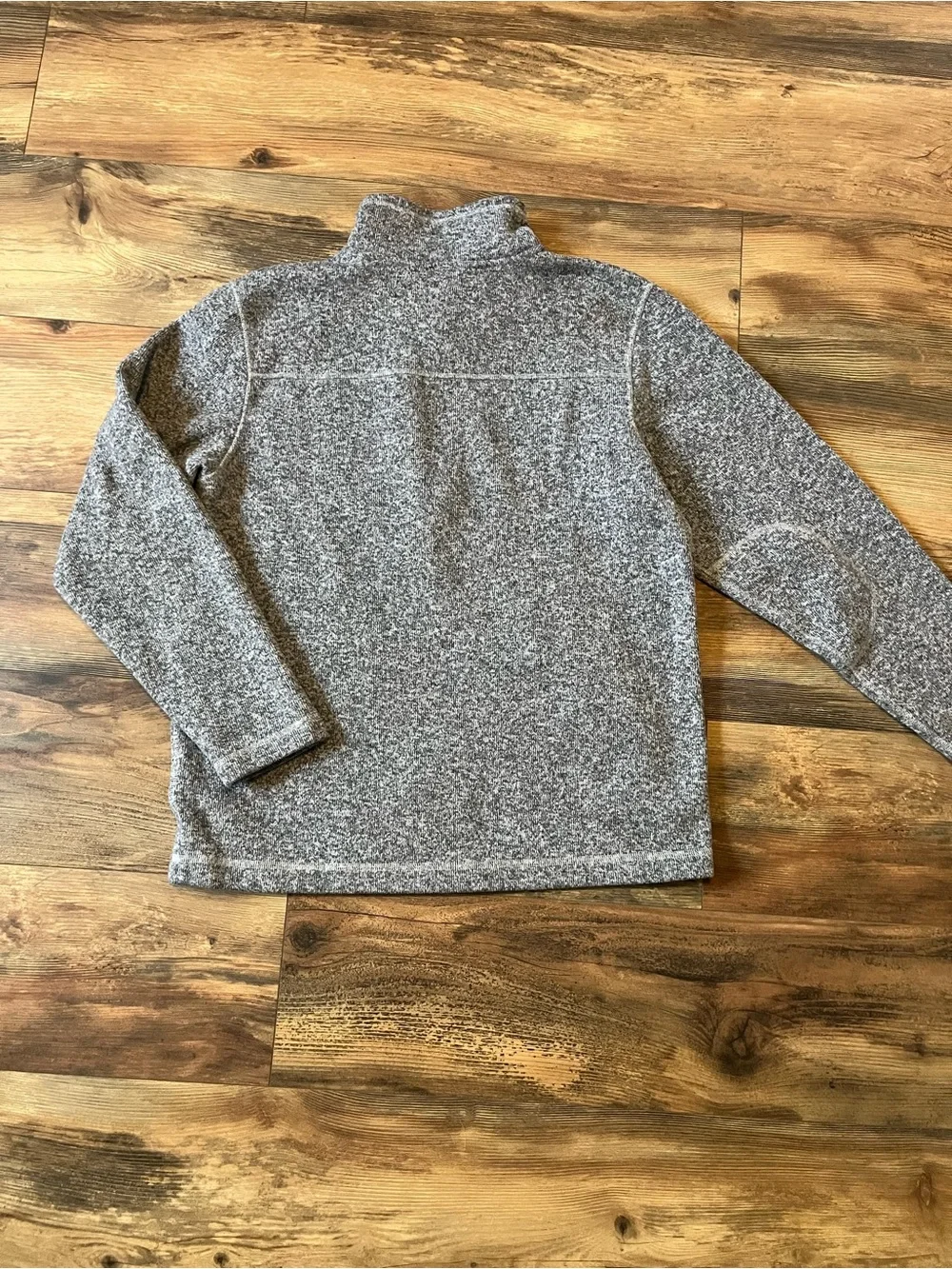 The North Face Men’s Large Gray Sweater Fleece 1/4 Zip Pullover Jacket Large